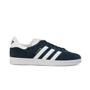 adidas Men's Gazelle Multisport Outdoor Shoes, Blue Navy Conavy White Goldmt, 8.5 UK