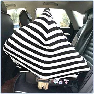 Car Seat Covers High Stretchy for Babies and Nursing