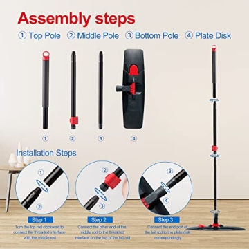 CLEANHOME Adjustable Microfiber Dust Mop for All Floors