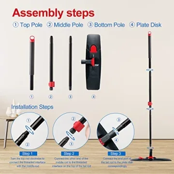 CLEANHOME Adjustable Microfiber Dust Mop for All Floors