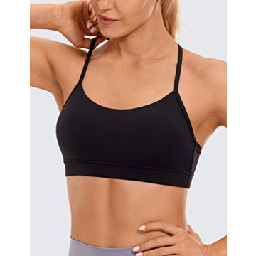 CRZ YOGA Butterluxe Women’s Stylish Y Back Sports Bra