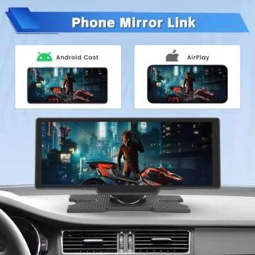 Hikity 10.26" Wireless Car Stereo with CarPlay and Android Auto