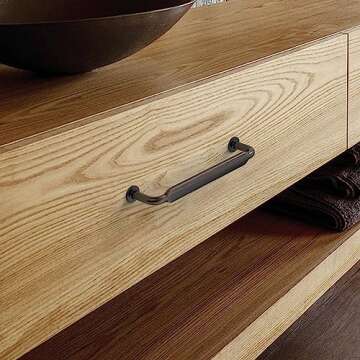 Asidrama 10 Pack 5 Inch(128mm) Oil Rubbed Bronze Kitchen Cabinet Handles, Cabinet Pulls Kitchen Cabinet Hardware for Cupboard Drawer Pulls