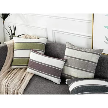 AmHoo Farmhouse Pillow Covers for Stylish Home Decor