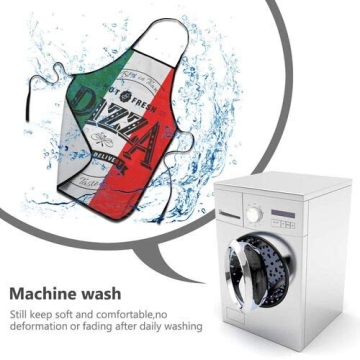 EZYES Pizza Apron - Adjustable Unisex Kitchen Bib Apron