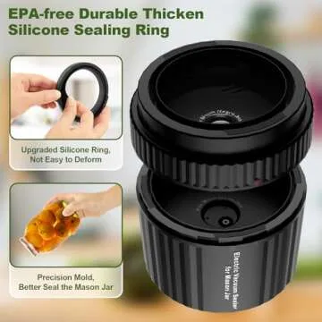 Electric Mason Jar Vacuum Sealer for Home Canning