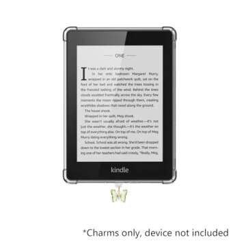 Butterfly Dust Plug Charm Compatible with Kindle Paperwhite 2021 Released,Type C/USB C Dust Plug,Set...