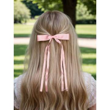 4pcs Attractive Bowknot Hair Clips for Girls and Women