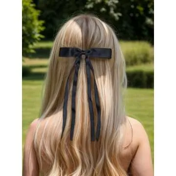 4pcs Attractive Bowknot Hair Clips for Girls and Women