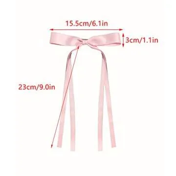 4pcs Attractive Bowknot Hair Clips for Girls and Women