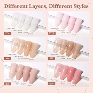 Modelones Gel Nail Polish Set for Vibrant Home Manicures