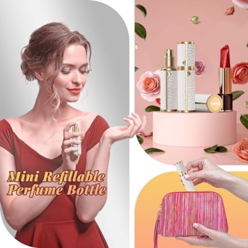 YIERSO Luxury Mini Perfume Bottle - Leak-proof Travel Atomizer