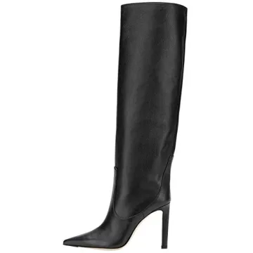 Arqa Stiletto High Heel Knee High Boots for Women