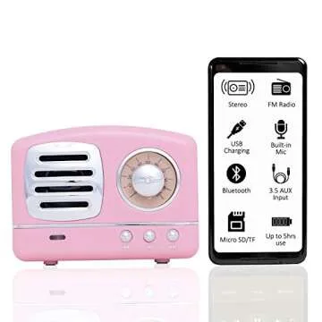 Dan Adora Retro Bluetooth Speaker with FM Radio