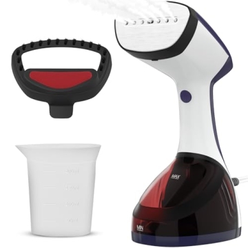 URPOWER 300ML Handheld Steamer - 1500W Fast Heat-Up, Portable, Durable & Travel-Friendly Garment Car...