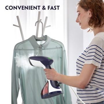 URPOWER 1500W Handheld Clothes Steamer 15-Second Heat-Up