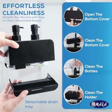 OMAIA Dish Soap Dispenser Set - Stylish & Functional Kitchen Aid