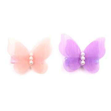 Zapire Baby Girl Hair Clips - Cute and Non-Slip Butterfly Design