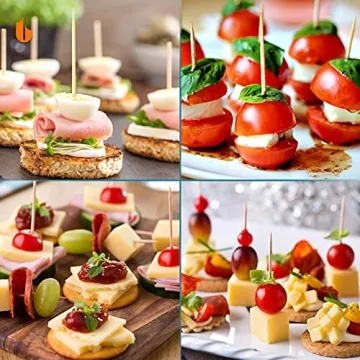 Urbanstrive Sturdy Toothpick Holder with 800 Bamboo Picks