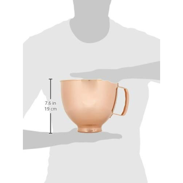Stunning KitchenAid 5 Quart Bowl Radiant Copper for Mixers