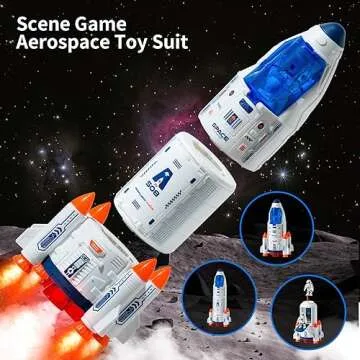 Wbzle Space Shuttle Rocket Toys - Ignite Space Adventures for Kids