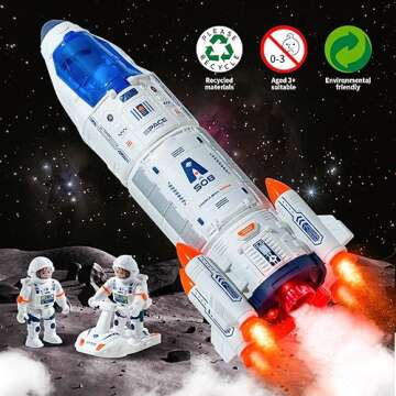 Wbzle Space Shuttle Rocket Toys - Ignite Space Adventures for Kids