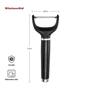 KitchenAid Classic Y Peeler in Black, Ergonomic Design