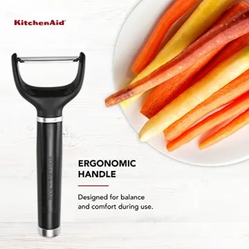 KitchenAid Classic Y Peeler in Black, Ergonomic Design