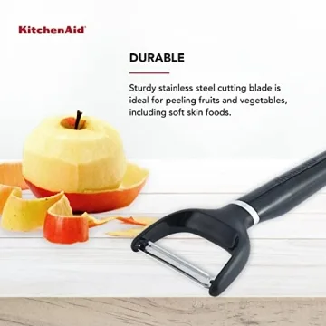 KitchenAid Classic Y Peeler in Black, Ergonomic Design