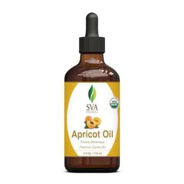 SVA Apricot Seed Oil - Organic Cold Pressed Carrier Oil