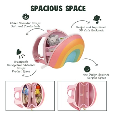 Zoy zoii Kids Backpack Durable Waterproof Toddler Gift