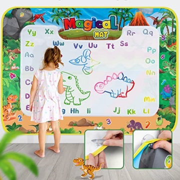 Extra Large Aqua Magic Doodle Mat for Kids - Mess-Free Fun