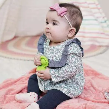 Dimpl Wobbl Green Teether by Fat Brain Toys