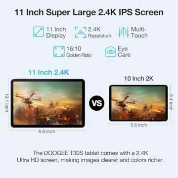 DOOGEE T30S Android Tablet - Premium 11 Inch, Powerful Performance, 5G Connectivity