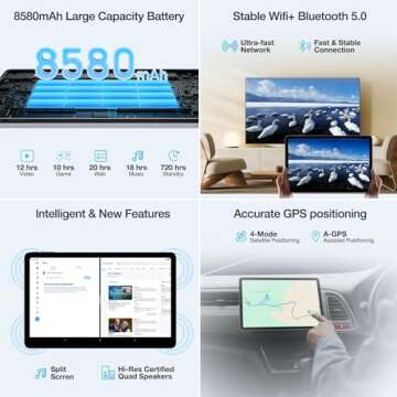 DOOGEE T30S Android Tablet - 11" 2.4K Display, 16GB RAM, 256GB Storage