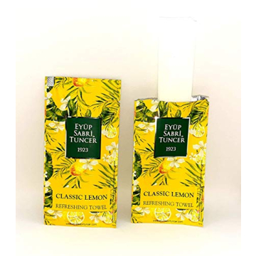 Eyup Sabri Tuncer Refreshing Wipes 60 Count Individually Wrapped