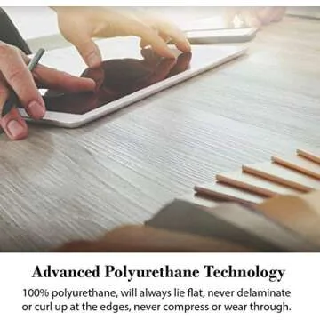 WellnessMats Trellis Collection Anti-Fatigue Floor Mat, Polyurethane – Ergonomic Support Pad for Home, Kitchen, Garage, Office Standing Desk – Water Resistant - Made in USA