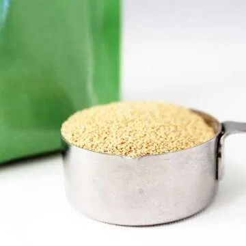 Organic Grains Amaranth - 3 lbs. (48 oz.) - Non GMO Organic Amaranth Grain & Amaranth Seeds - Vegan, Keto, Kosher and Paleo Friendly Whole Amaranth Grains