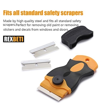 REXBETI Razor Blades 100PCS for Home and Professional Use