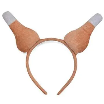 JOYIN Thanksgiving Turkey Headband Combo Set