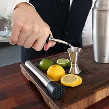 Barvivo Premium Cocktail Shaker Set - 24oz Stainless Steel