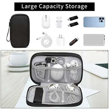XQXA Electronics Organizer Travel Case, Cable Organizer Bag, Electronic Accessories Carry Case Water...