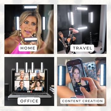 Leopara Glow Portable Makeup Lighting Set | Suction Lights