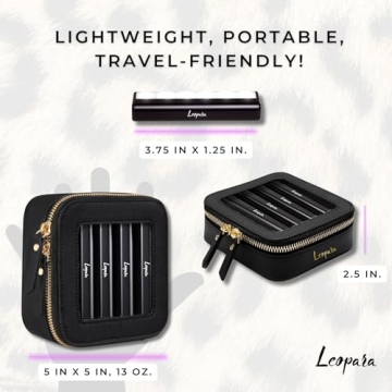 Leopara Glow Portable Makeup Lighting Set | Suction Lights