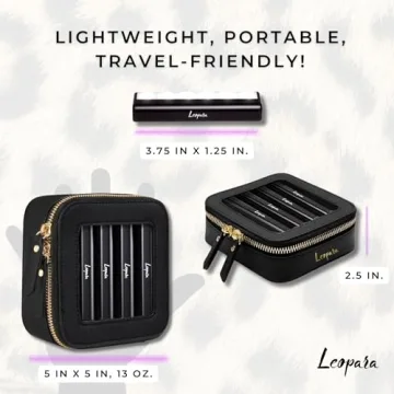 Leopara Glow Portable Makeup Lighting Set | Suction Lights