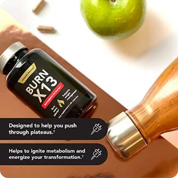 Vitamin Bounty Burn X13 - Thermogenic Fat Burner, Fat Burner for Men, Fat Burners for Women, Thermog...