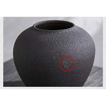 Vintage Clay Pot, Art Flower Arrangement Vases Decorative Vase Flower Containers for Dried Flowers Fresh Flowers Garden Ceramic Flowerpot Decorative Ornaments (Size : 17 * 27CM)