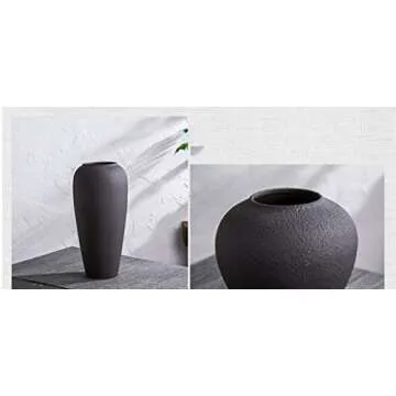 Vintage Clay Pot, Art Flower Arrangement Vases Decorative Vase Flower Containers for Dried Flowers Fresh Flowers Garden Ceramic Flowerpot Decorative Ornaments (Size : 17 * 27CM)