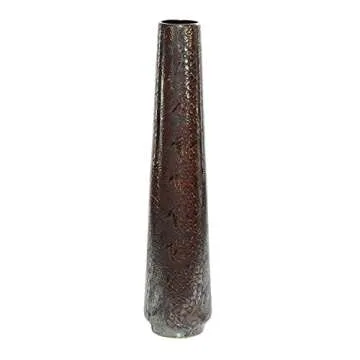 Deco 79 Ceramic Decorative Vase Snakeskin Inspired Centerpiece Vase, Flower Vase for Home Decoration...