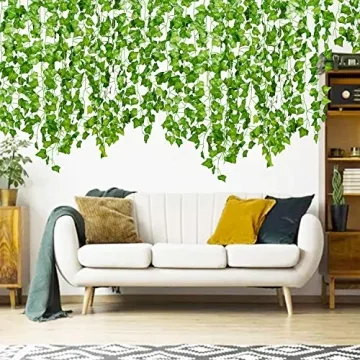 DearHouse 84 Feet Artificial Ivy Vine Green Decor